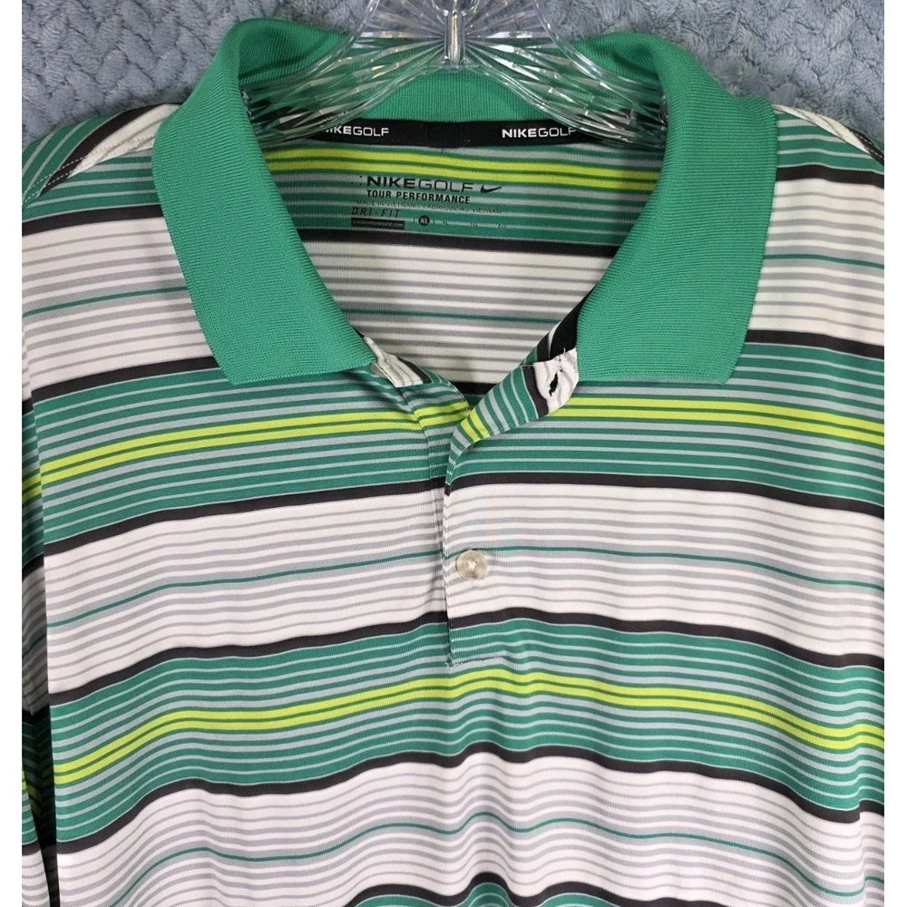 Nike Golf Tour Performance Dri-Fit Polo Shirt Men's Size XL Stretch #585825 Dad